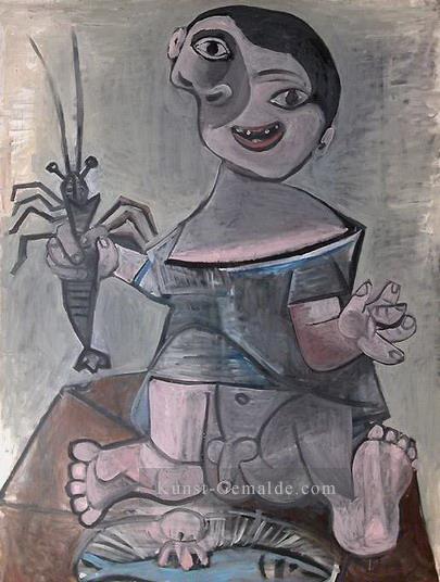 Jeune garcon a la langouste 1941 Kubismus Pablo Picasso Ölgemälde